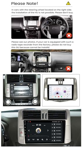 Reproductor multimedia MP5 Android 13.0 con Bluetooth para Land Cruiser Prado 150 2