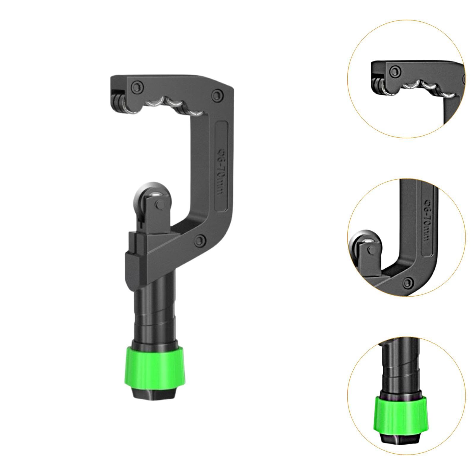 Coupe-tubes à Roulements, Outil Industriel Compact et Portable pour La Coupe de Tubes En Aluminium et En Acier Inoxydable, pour 6 à 70 Mm