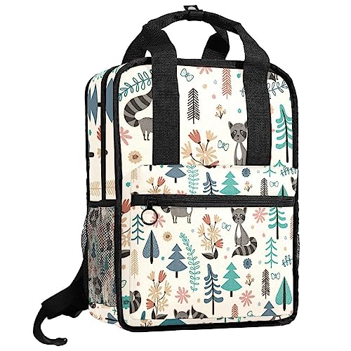 Sac à dos garçons bretelles réglables confortables animaux de la forêt