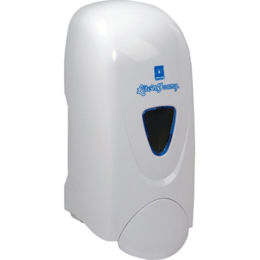 Spartan Lite'n Foamy 1000 mL Hand Soap Dispenser - White, 1 ea