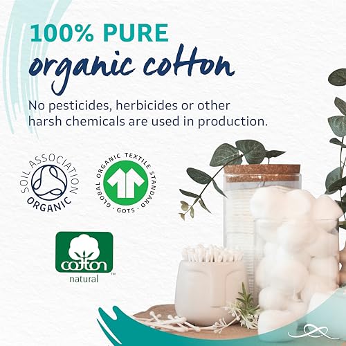 Lil-Lets Cotton Wool Pleats, 200g, Certified Organic, 100% Pure Cotton Wool, Soft and Absorbent, Gentle on Skin, Dermatologically Tested - Image 3