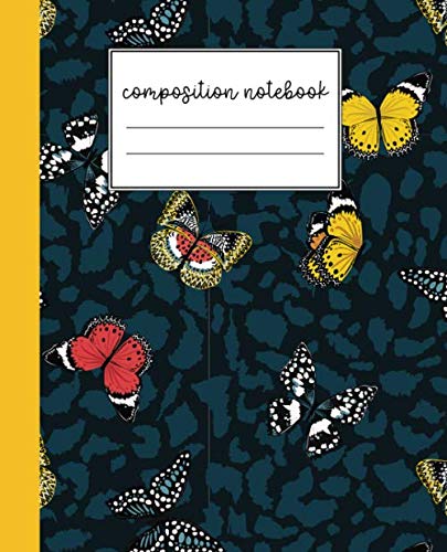 Composition Notebook: Butterfly College Ruled Lined Journals for Girls Teens Kids (Pretty Composition Notebooks)