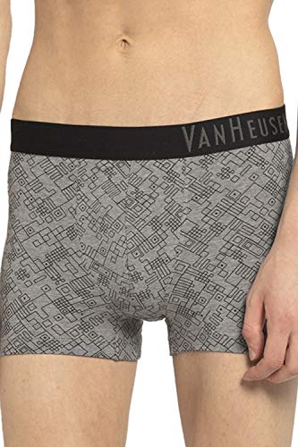 Image of Van Heusen Men's Cotton Trunks - Pack of 2 |contoured pouch for support | Antibacterial Briefs | Sweat Absorbant | Moistue Wicking | Breathable Everyday Underwear | Long Lasting Color| Solid Colors | Style 10041