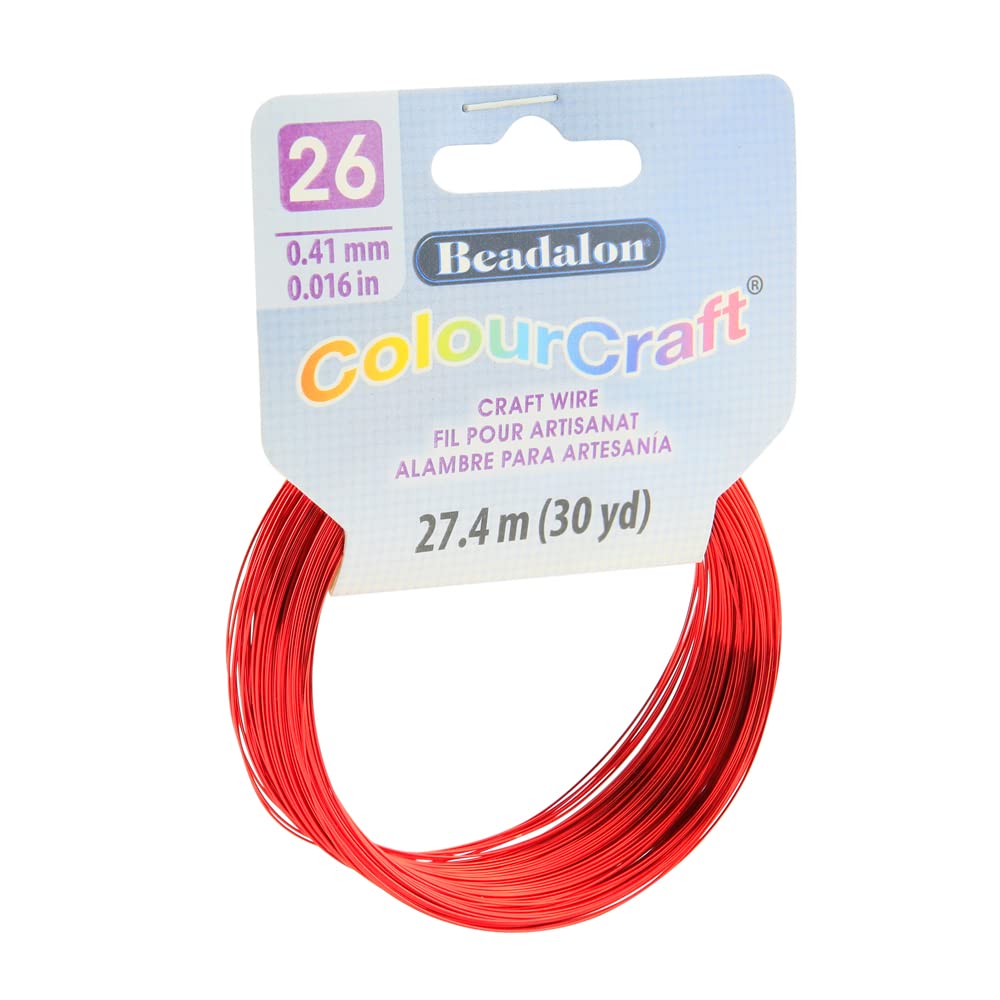 ColourCraft Wire, 26 Gauge (0.017 in, 0.40 mm