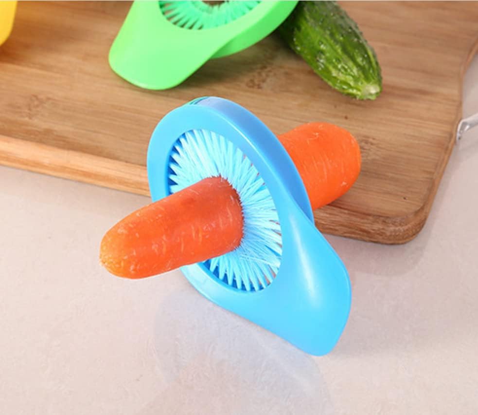 Miniatura 6 de Removedor de seda de maíz Limpiador de cepillo de limpieza de maíz Desilker de maíz de doble fila (verde)