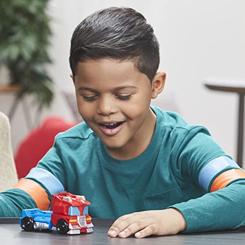Transformers Playskool Heroes Rescue Bots Academy Team Optimus Prime, 4.5-Inch Action Figure, Kids Converting Robot Toy, Ages 3+ (Amazon Exclusive) - image 5