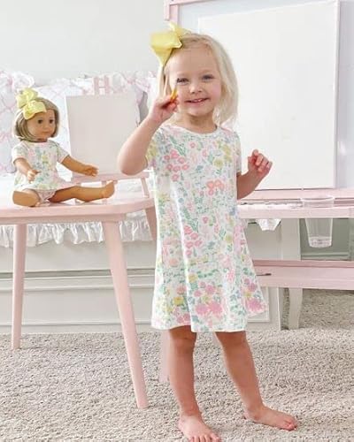 Wee Ones Girls' Classic Grosgrain Hair Bow On A Weestay Clip With Plain Wrap, Medium, Light Pink #TOP4