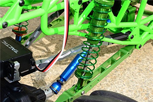 GPM Supporto Ricevente In Alluminio Verde Per Axial SMT10 Grave Digger (AX90055) E Max-D (AX90057) - 4