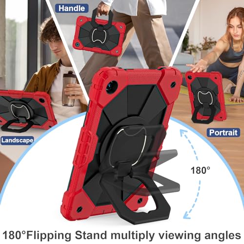 Image of Scnioy Case for Samsung Galaxy Tab A11+ Plus / A9+ 11 Inch 2025 /2023, Red