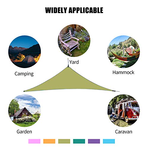 DECDEAL 10 pés Chuva Mosca Resistente aos UV Sombra do Sol Vela Dossel À Prova D 'Água Heavy Duty T