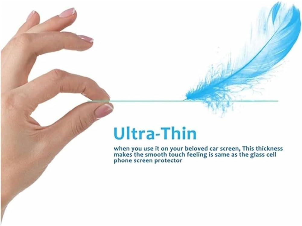 Car Screen Protector for BYD Song L 2023 2024, GPS Navigation Display Screen Protective Film Tempered Glass Touchscreen Foil Anti-Scratch,A