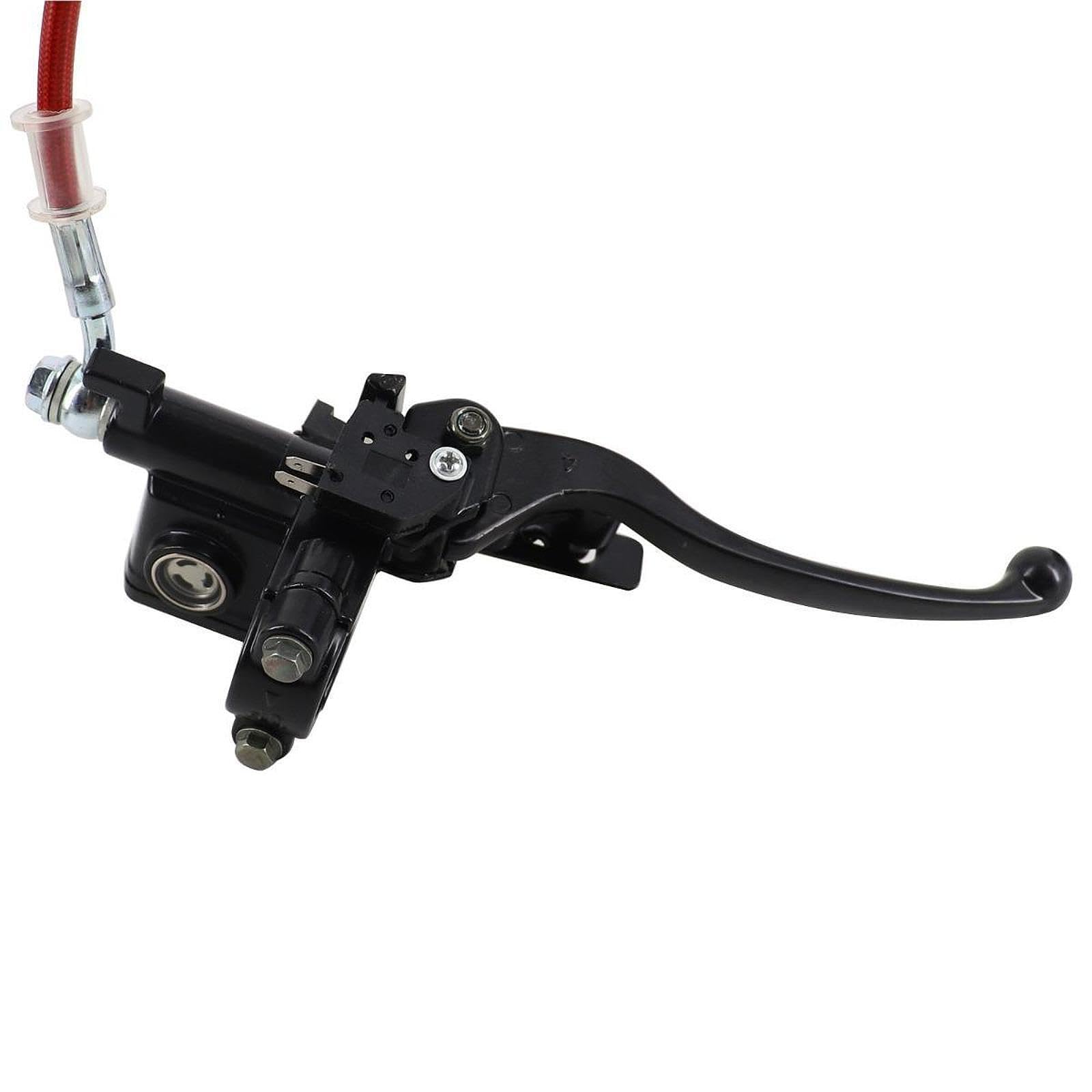 Pinza de freno robusta para un Para sistema de freno disco doble hidráulico trasero confiable 50 cc a 150 cc. Conjunto pinza cilindro instalación fácil y manual para 50 y 70