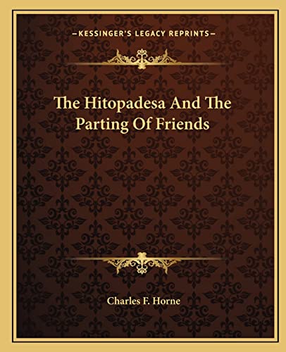 The Hitopadesa And The Parting Of Friends