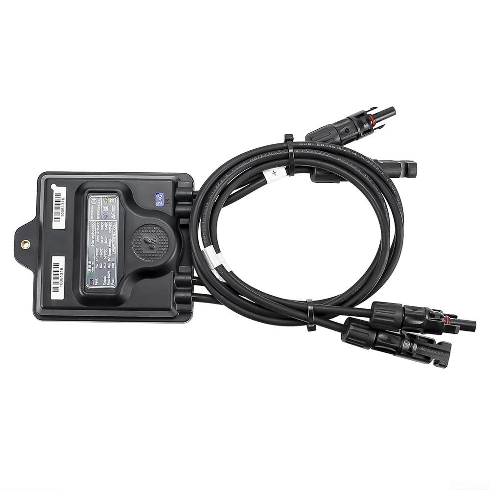 MPPT ottimizzatore di potenza fotovoltaica, regolatore di livello del pannello solare 650W-1600W con monitoraggio in tempo reale per sistemi 12V-75V (1600W)