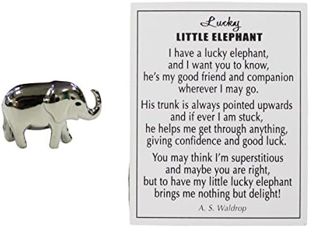 Ganz Lucky Little Elephant Charm with Story Card