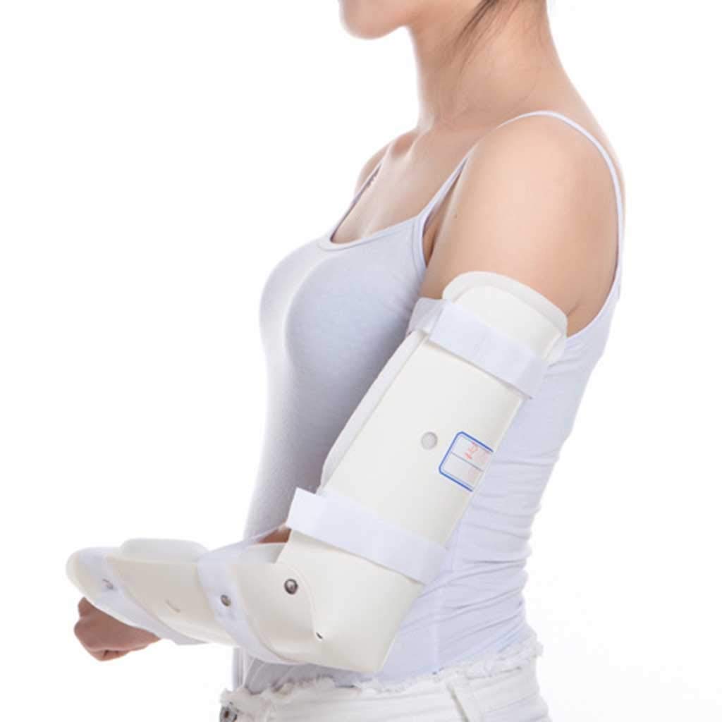 Amazon.co.jp: 肘装具、調整可能PVCプラスチック肘関節サポート腕の