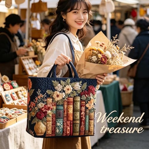 Bolso Tote Acolchado para Mujer, Ligero y Plegable miniatura 3