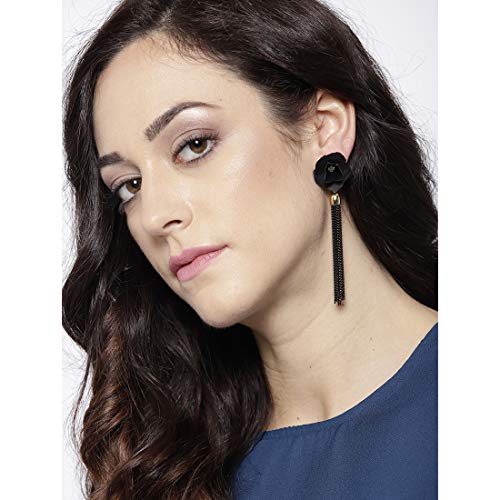 Floral Chain Drop Earrings for Women