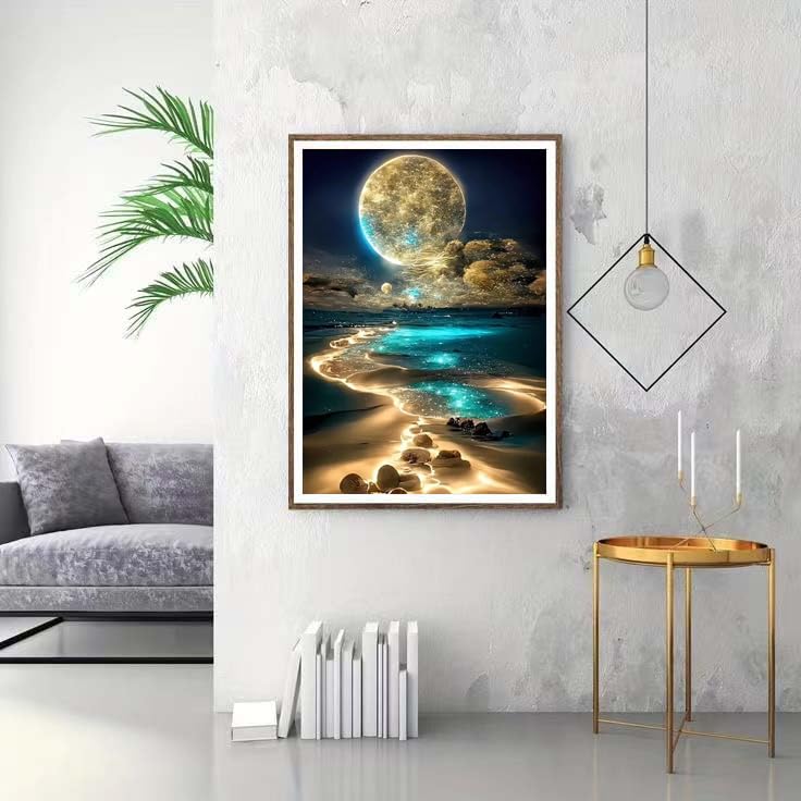 Amazon.com: ZQEATRY Moon Diamond Painting Kits for Adults