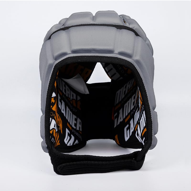 Gamebreaker PRO Powered by D3O Soft Shell Headgear (Silver, Large)