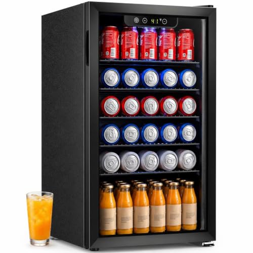 COWSAR Mini Fridge Cooler, 130 Can Beverage...