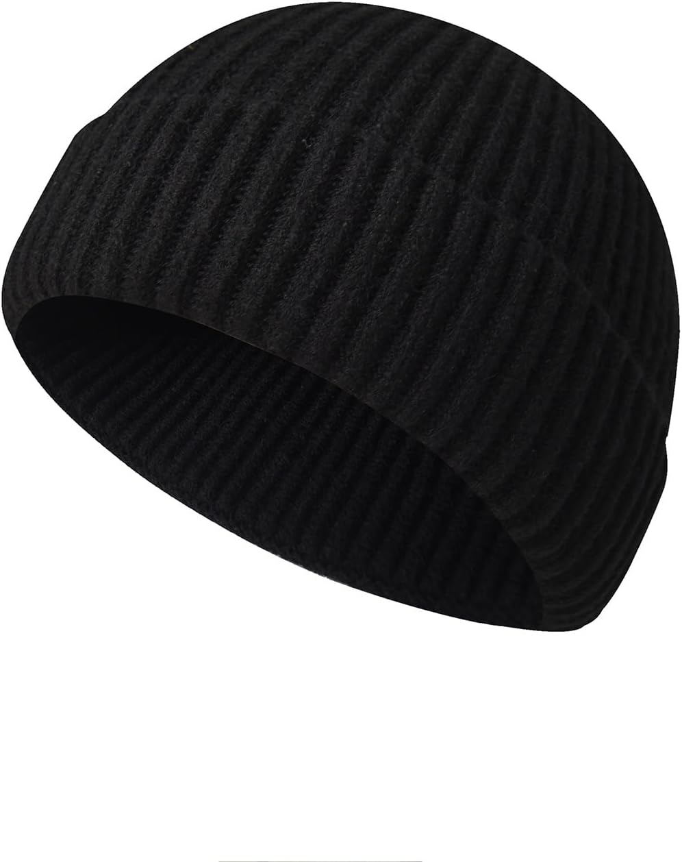 Beanie Hat Men - Fisherman Beanie Trawler Beanie Knitted Cuffed Winter Warm Hat Skullcap Gifts for Men UK