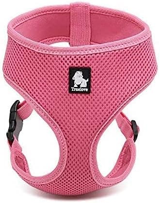 Purr Multi-Colored Lockable Cat Harness, Safe, Adjustable, Lock Secure, All Weather, Pet Vest, Outdoor (Large, Cupcake Pink)