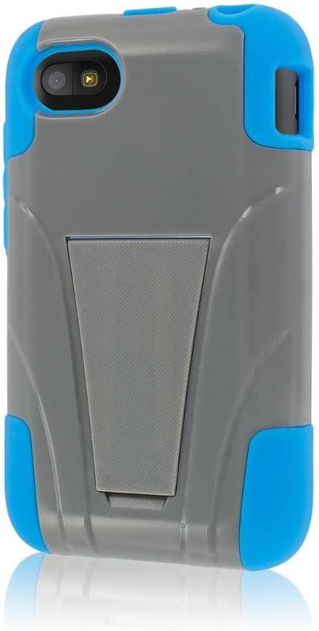 MPERO IMPACT X Series Kickstand Case for BlackBerry Q5 - Blue/Grey
