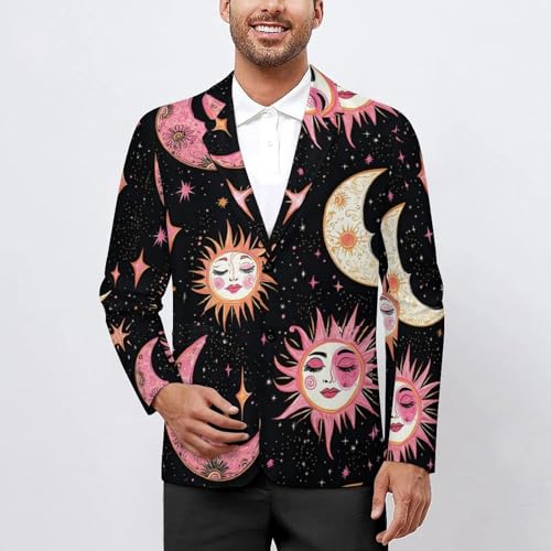 Moon and Sun Men's Slim Suit Long-Sleeve Prom Tuxedo Classic Two Button Business Jacket2