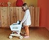 Small Foot Carrito de Compras Fresh de Madera, Accesorios para la tiendita, Juegos de rol, Desde los 3 años, 12403 Toys, Color Beige, Small #4