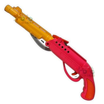 PoPo Toys Match Stick Diwali Gun for Kids, No Bullets Required for Matchstick Gun, Complete Safe Diwali Gun for Kids | Small 465 Color with Iron Lock