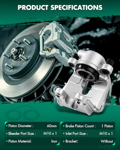 Image of SCITOO Front Brake Calipers Without Bracket 19-3332 19-3333 Compatible For BMW For X4 2016-2018,For BMW For X5 2007-2018,For BMW For X6 2014-2019