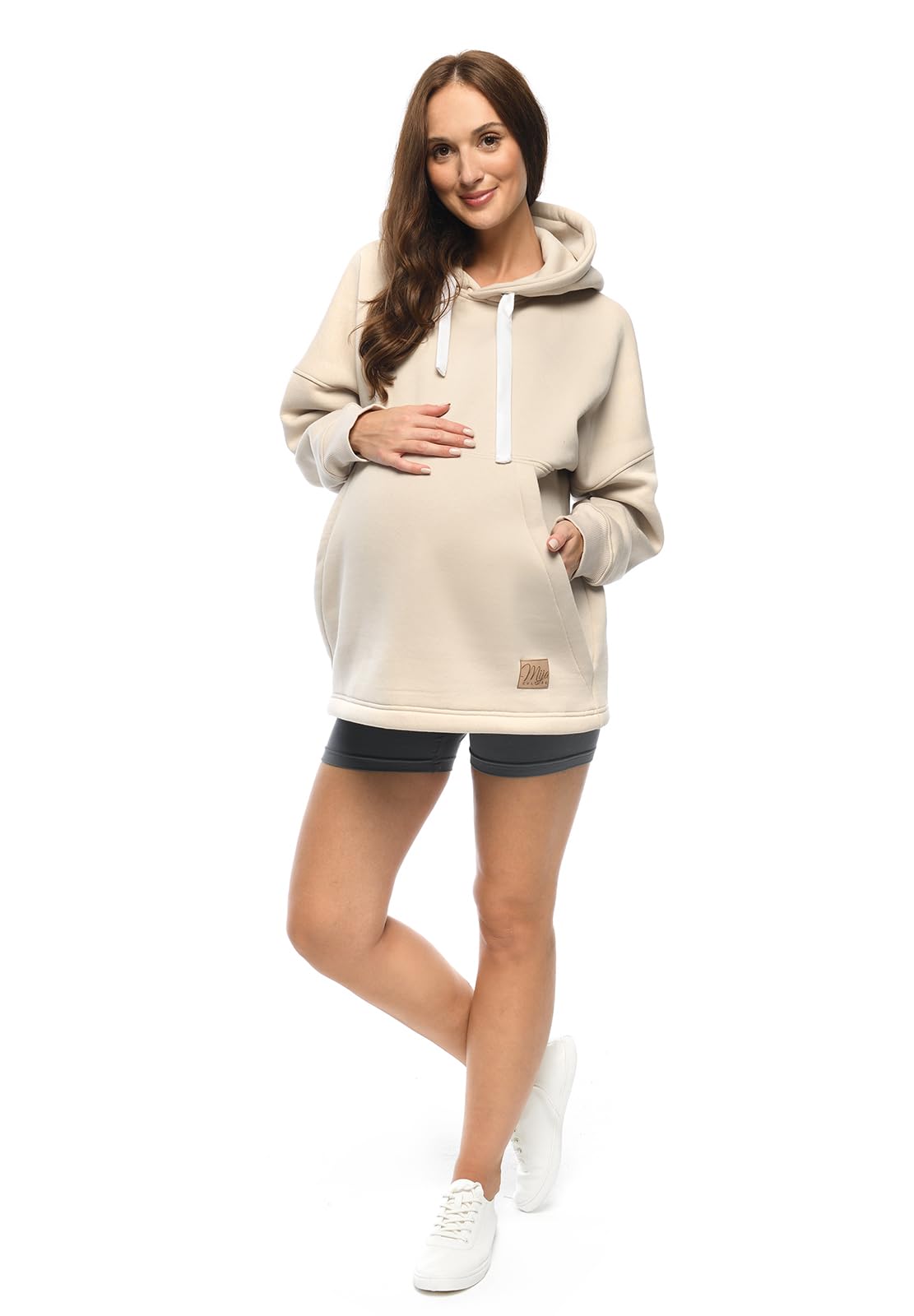 MijaCulture Umstandsmode 2in1 Stillpullover & Umstandspullover Stilltop Stillpulli Megan M021