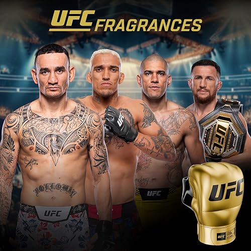 Image of UFC Final Round - Cologne for Men - Amber, Leather, Vanilla Perfume for Men with Saffron and Sandalwood Notes - Bold, Long Lasting Scent - 3.4 oz