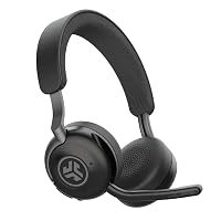 JLab Epic Work Cuffie Wireless con Microfono - 90+ Ore, Multipoint