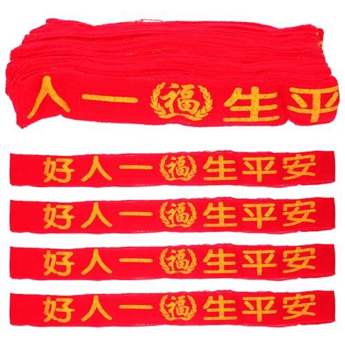 LUOZZY 20pcs Single Layer Woven Rope Auspicious Red Waist Belt for Chinese Zodiac Year Blessing Protection Good Luck Charm Unisex Men Women