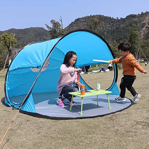Carpa playa automática para 5-6 personas azul miniatura 2