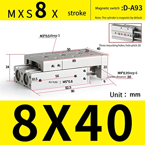 Vérin pneumatique MXS8 pour résoudre les problèmes d'alignement machine - 2