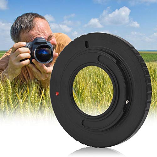 Bewinner Lens Converter,Metal Manual Focus Lens Adapter Ring for M42 Screw C Mount Lens to Fit for M4/3 Camera,Precise Thread Ensures Firm Connection Between Lens and Camera Body - Image 3