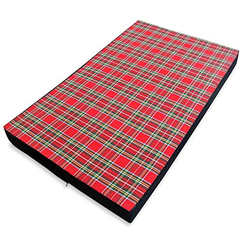 Baldiflex - Cuccioletti, Materassino Cuccia Letto Cuscino Morbida per Cane Berny con Memory Foam h 5 cm, 100x60x5 cm, 3 + 2 cm Memory