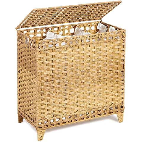 Laundry Hamper with 3 Removable Liner Bags Cover