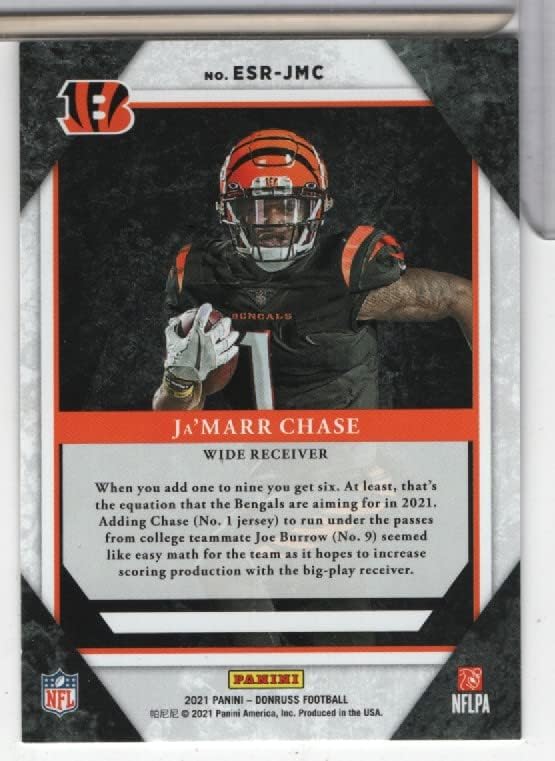 Miniatura 2 de Ja'Marr Chase Bengals 2021 Panini Elite Series Rookies #ESR-JMC