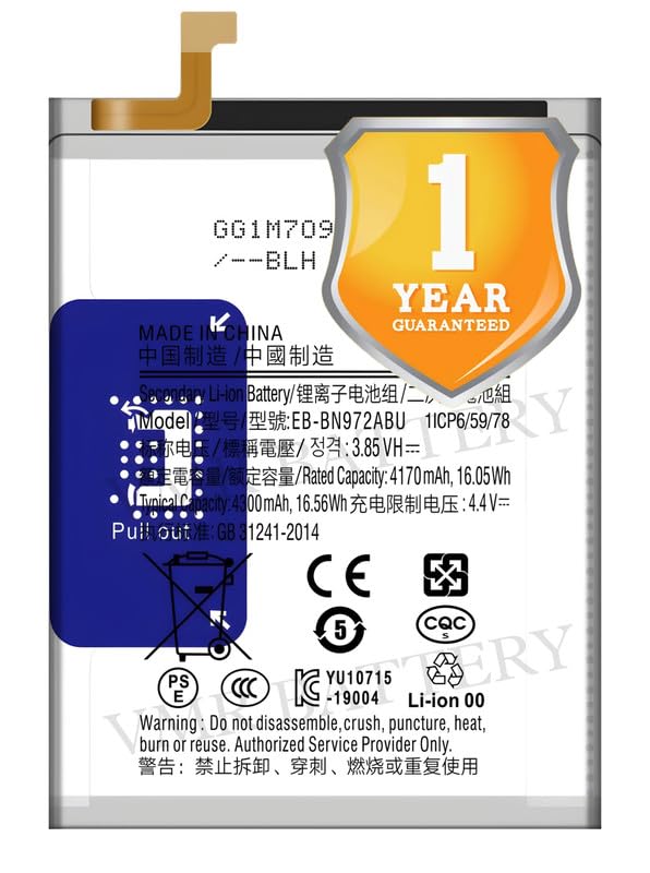 Image of Original EB-BN972ABU Battery Compatible for Samsung Galaxy Note 10 Plus (Note 10+) SM-N975F, SM-N975U, SM-N9750, SM-N975U1, SM-N975W, SM-N975N, SM-N975X, SCV45 - (4300mAh) - 1 Year Warranty K7