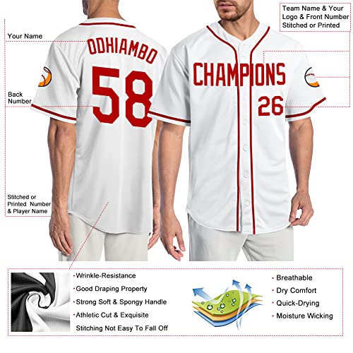 Camisetas personalizadas deportivas de béisbol estilo Hip Hop con botones y malla para equipo miniatura 3