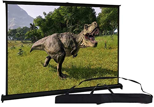 Leinwände Bewegliche Tisch Projektor Bildschirm, bewegliches Selbst stehend & Installation frei 16: 9-Film-Bildschirm for Home-Theater, Partys,