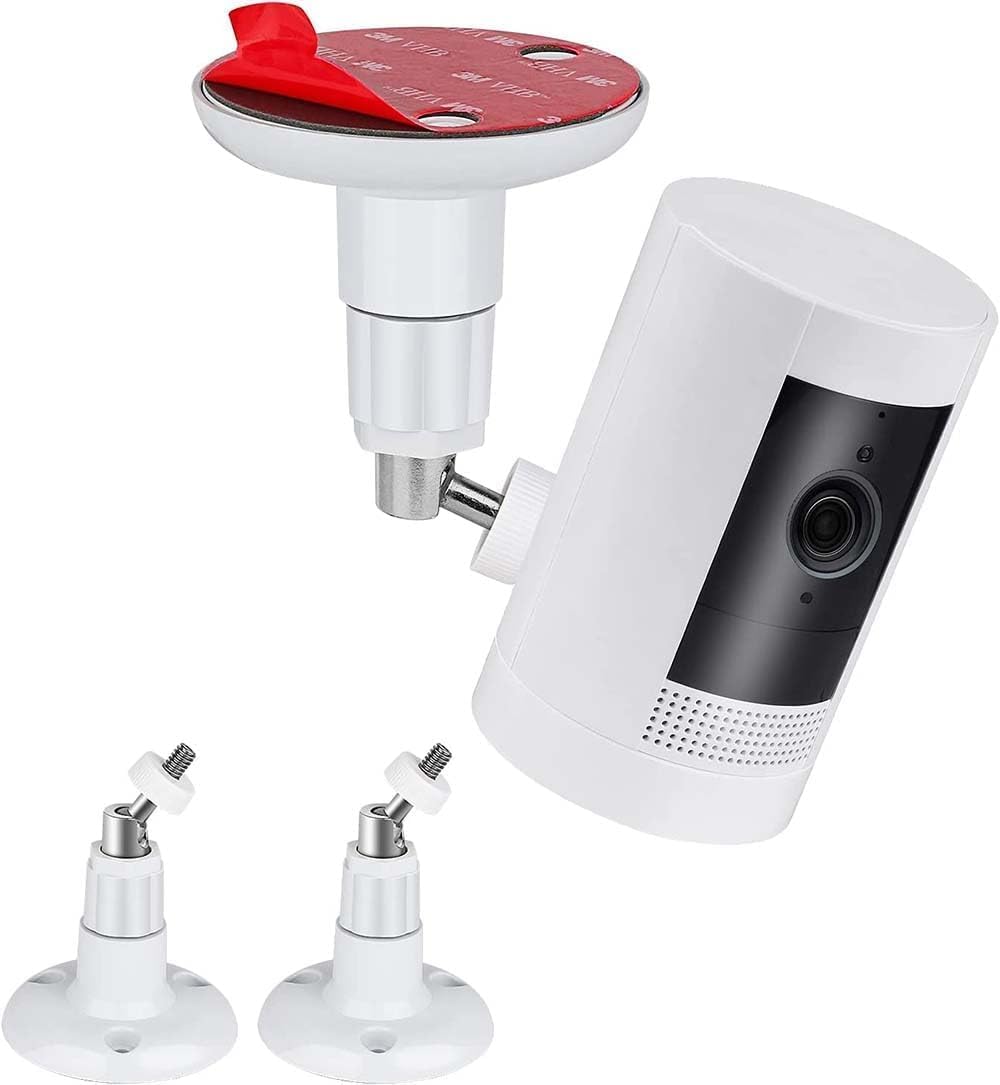 LUOWAN 3 Pack Adhesive Ring Camera Mount Wall Mount without Drilling
