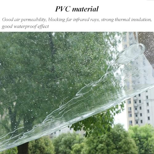 Bâche en vinyle transparent imperméable | Abri solide et résistant pour le camping - 8
