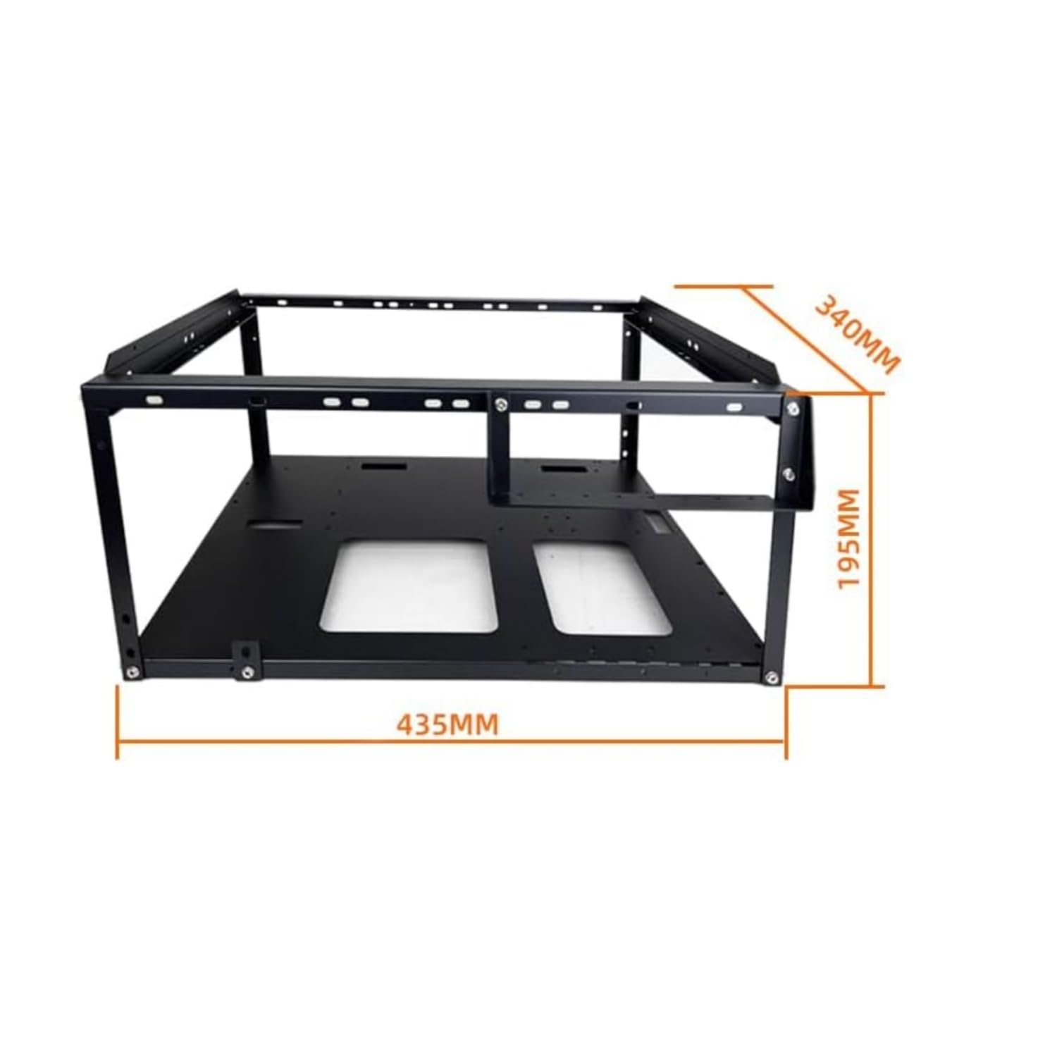 DIY obudowa komputerowa rama PC obudowa pulpitu stojak stojak stojak na świeżym powietrzu obsługuje ATX ITX MacroATX E-ATX X79 X99 płyta główna, może być układana w stos do 10 warstw