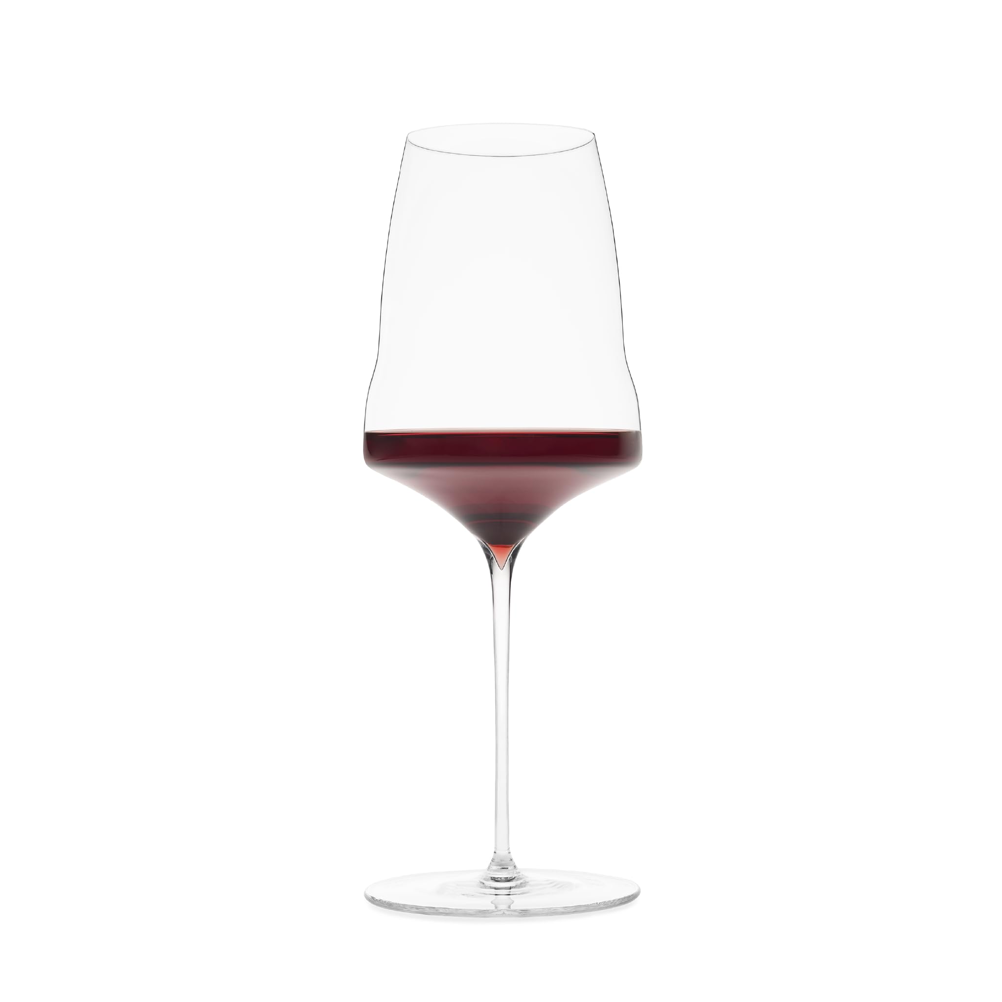 Josephinenhütte® JOSEPHINE N°2 Weinglas [DAS GLAS FÜR GENIESSER] - handgefertigt & mundgeblasen - 1er Set für mittelschweren Weiß-, Rosé- und Rotwein - funktionales Design für intensives Aroma