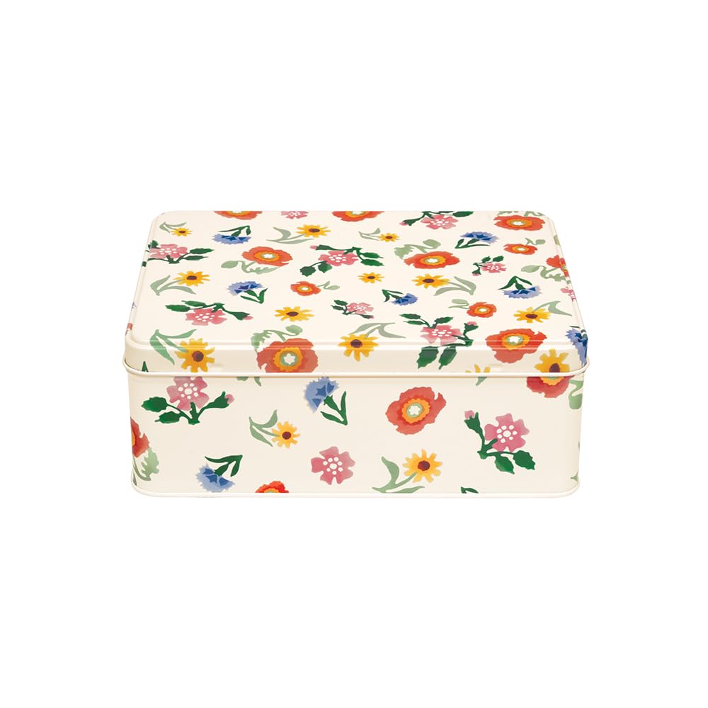 Elite Tins Multi Emma Bridgewater - Poppies Deep Rectangular Tin 195 X 154 X 75 Mm